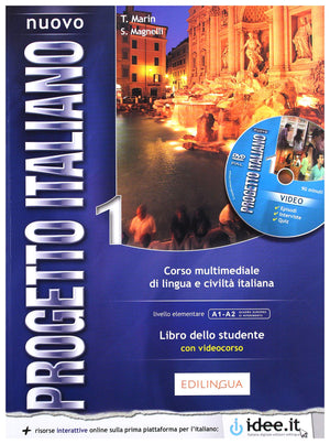 Progetto Italiano 1: Corso Multimediale di Lingua e Civilta Italiana (Italian Edition)