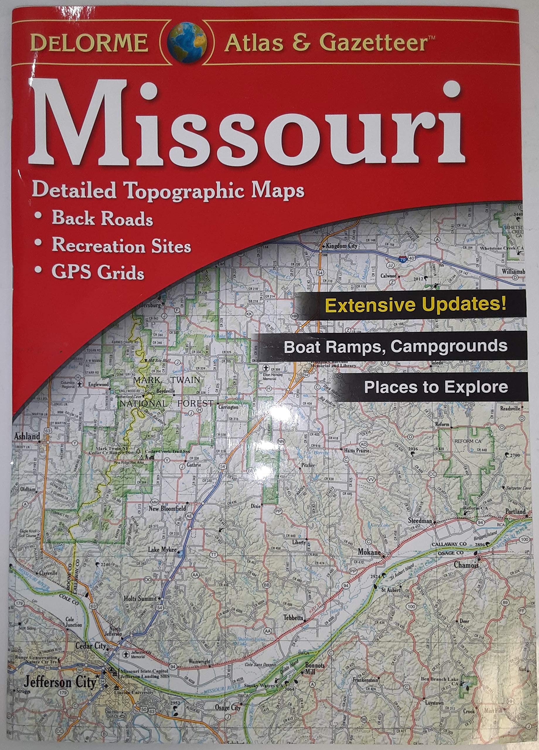 Delorme Missouri Atlas & Gazetteer,Used