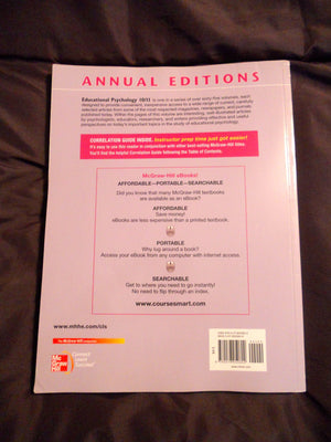 Annual Editions: Educational Psychology 10/11,Used