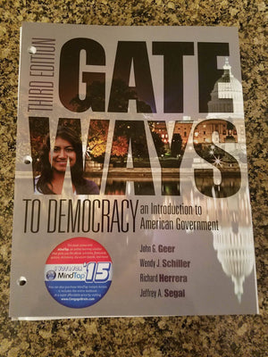 Gateways to Democracy: An Introduction to American Government,Used