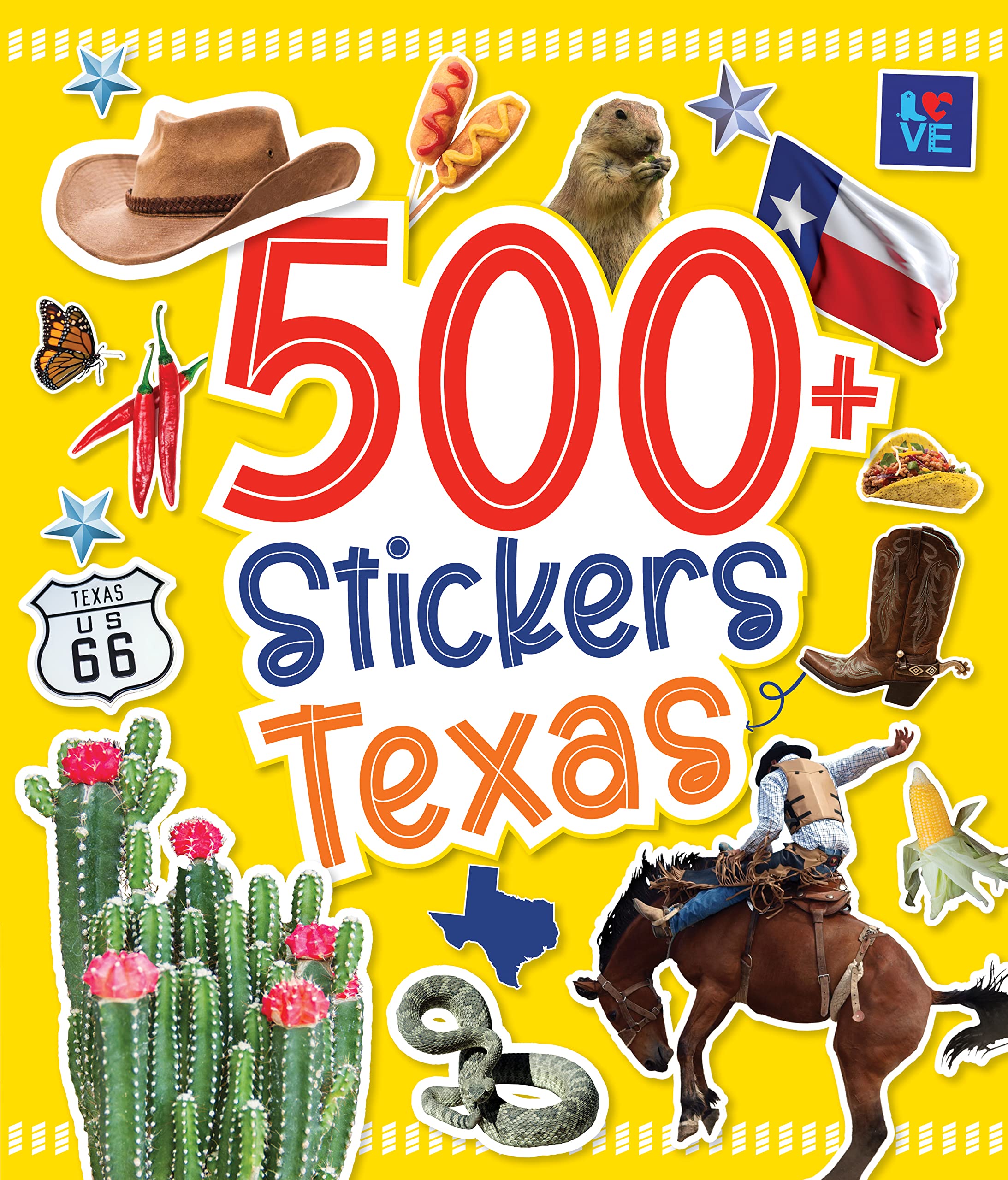 500 Stickers: Texas,New