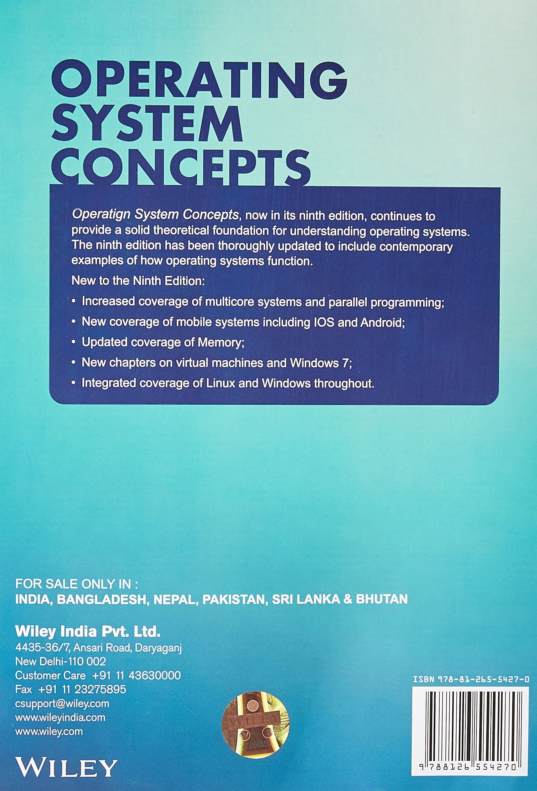 Operating System Concepts,Used