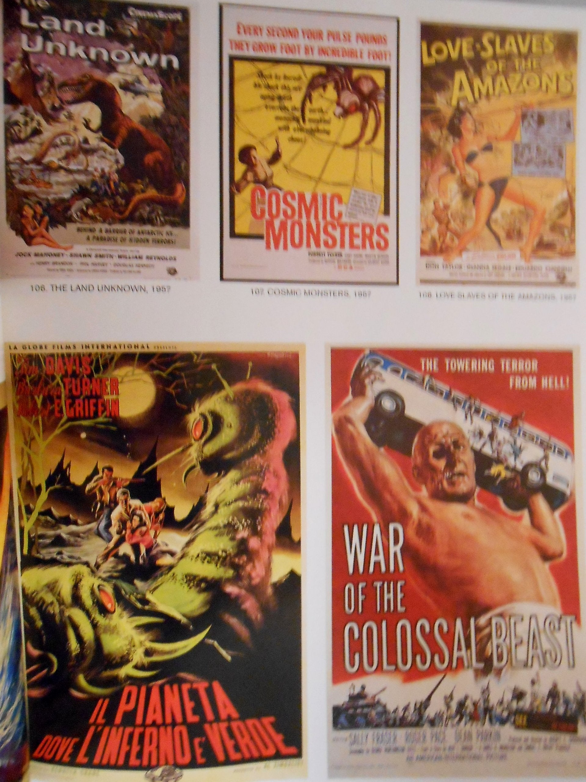 Horror, SciFi & Fantasy Movie Posters (The Illustrated History of Movies Through Posters, Volume 11),Used