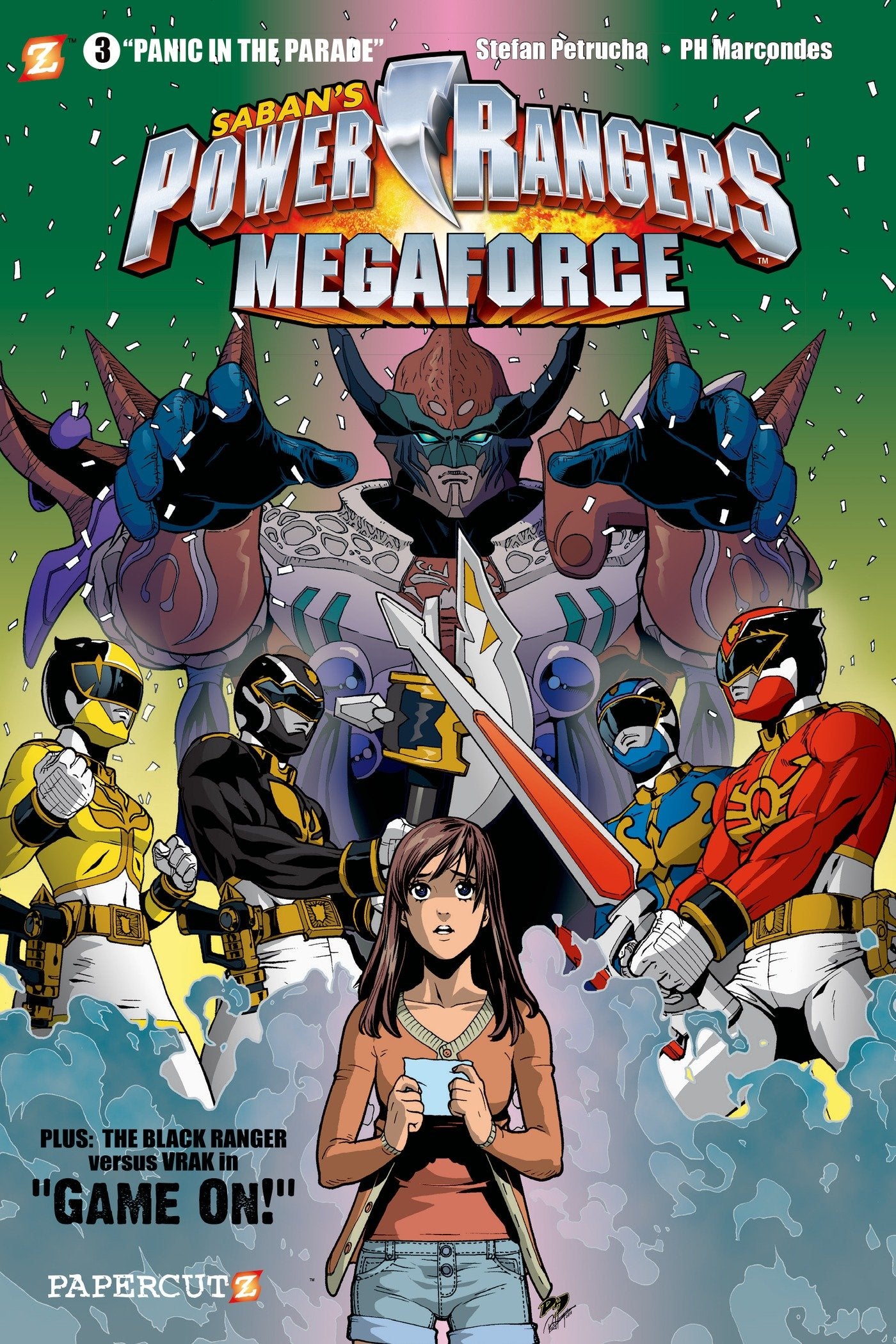 Power Rangers Megaforce #3: Panic in the Parade,Used