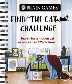 Brain Games  Find the Cat Challenge: Search for a Hidden Cat in More Than 125 Pictures! (Volume 2) (Brain Games  Picture Puzzl,Used