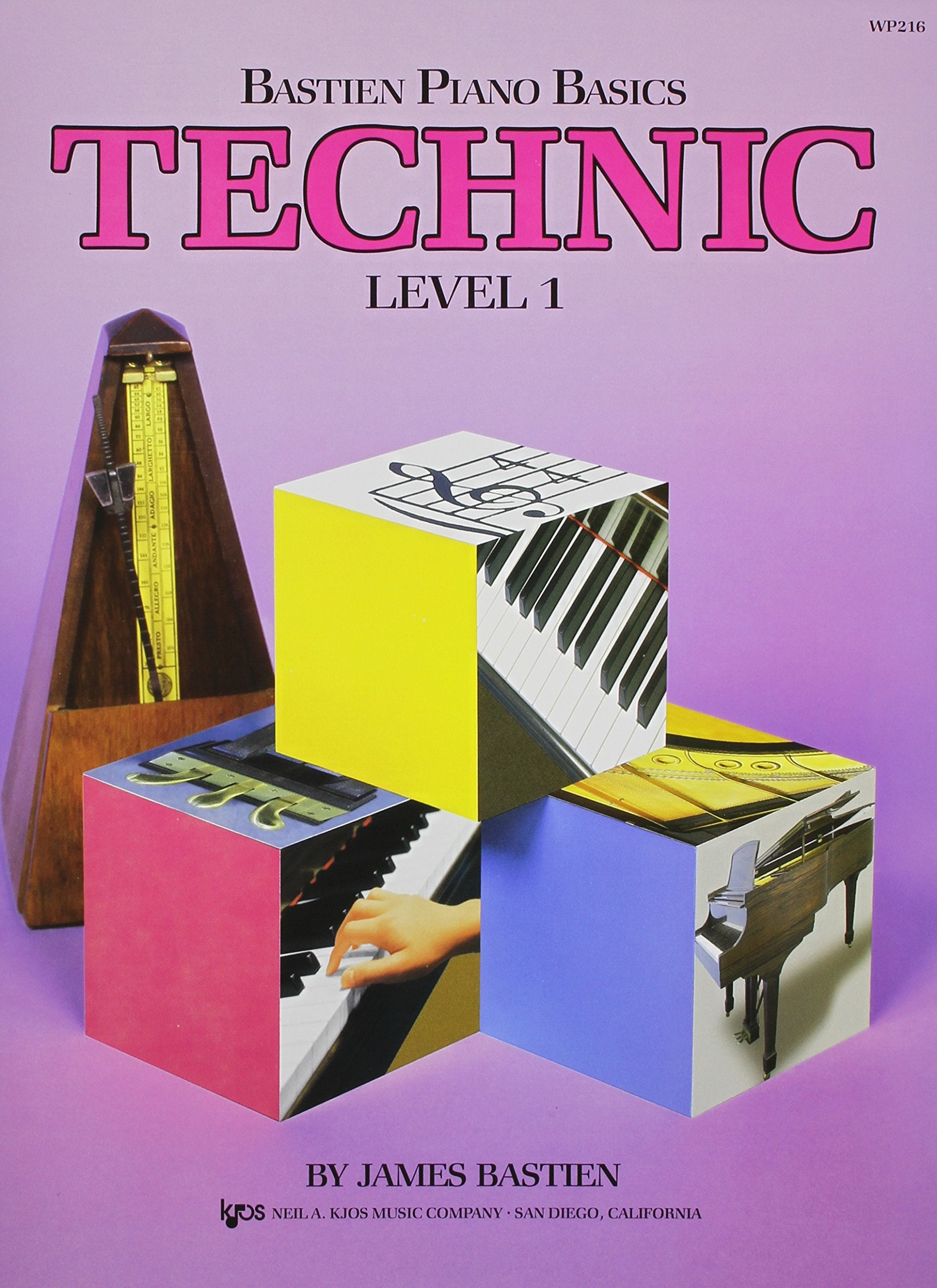 WP216  Bastien Piano Basics  Technic Level 1 (Level 1/Bastien Piano Basics Wp216),New