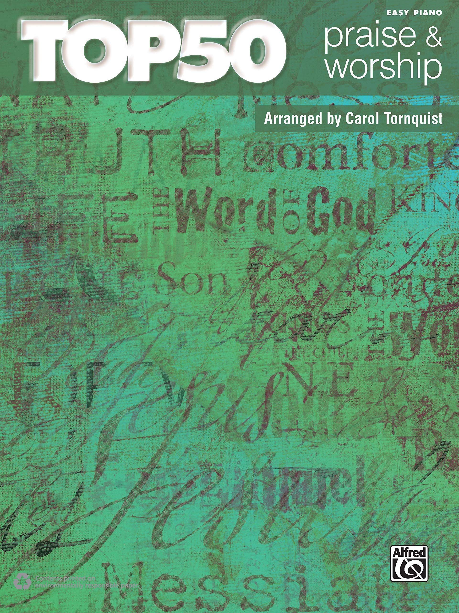 Top 50 Praise & Worship: Easy Piano,Used