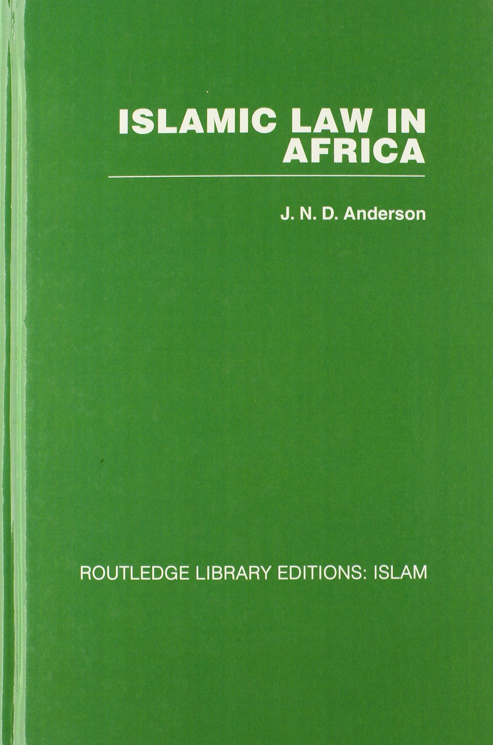 Islamic Law In Africa