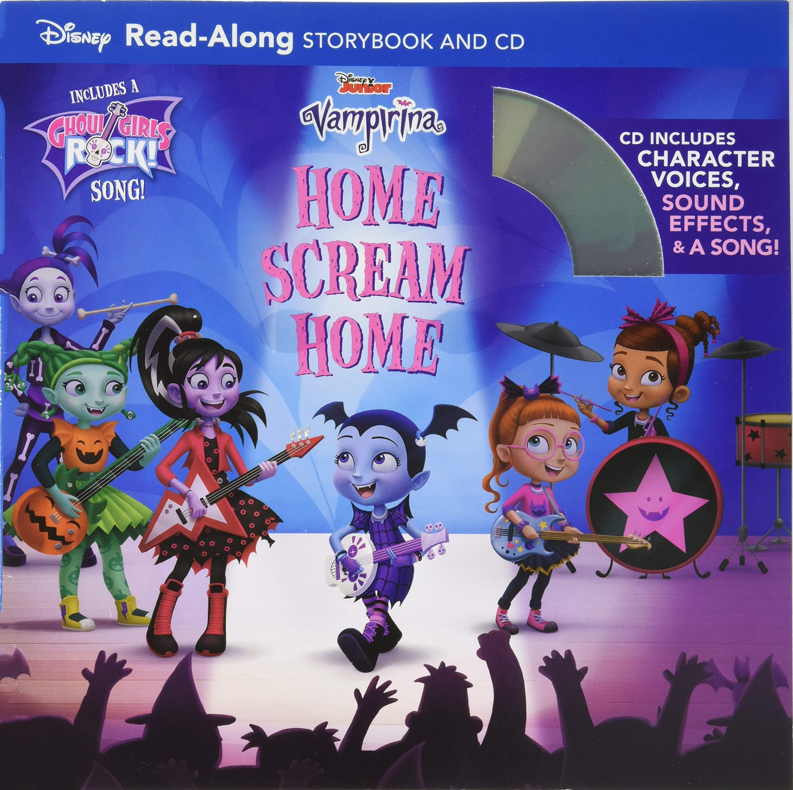 Vampirina Home Scream Home: ReadAlong Storybook and CD,Used