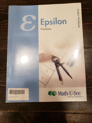 Epsilon Fractions: Instruction Manual,Used