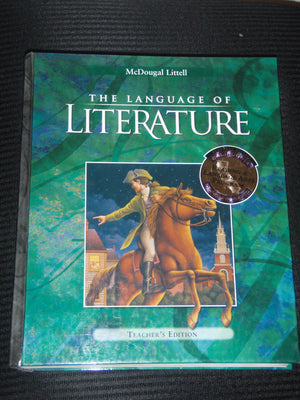 Mcdougal Littell Language Of Literature California: Teachers Edition Grade 8 2002,Used