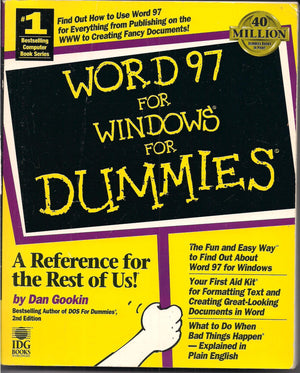 Word 97 for Windows for Dummies,Used