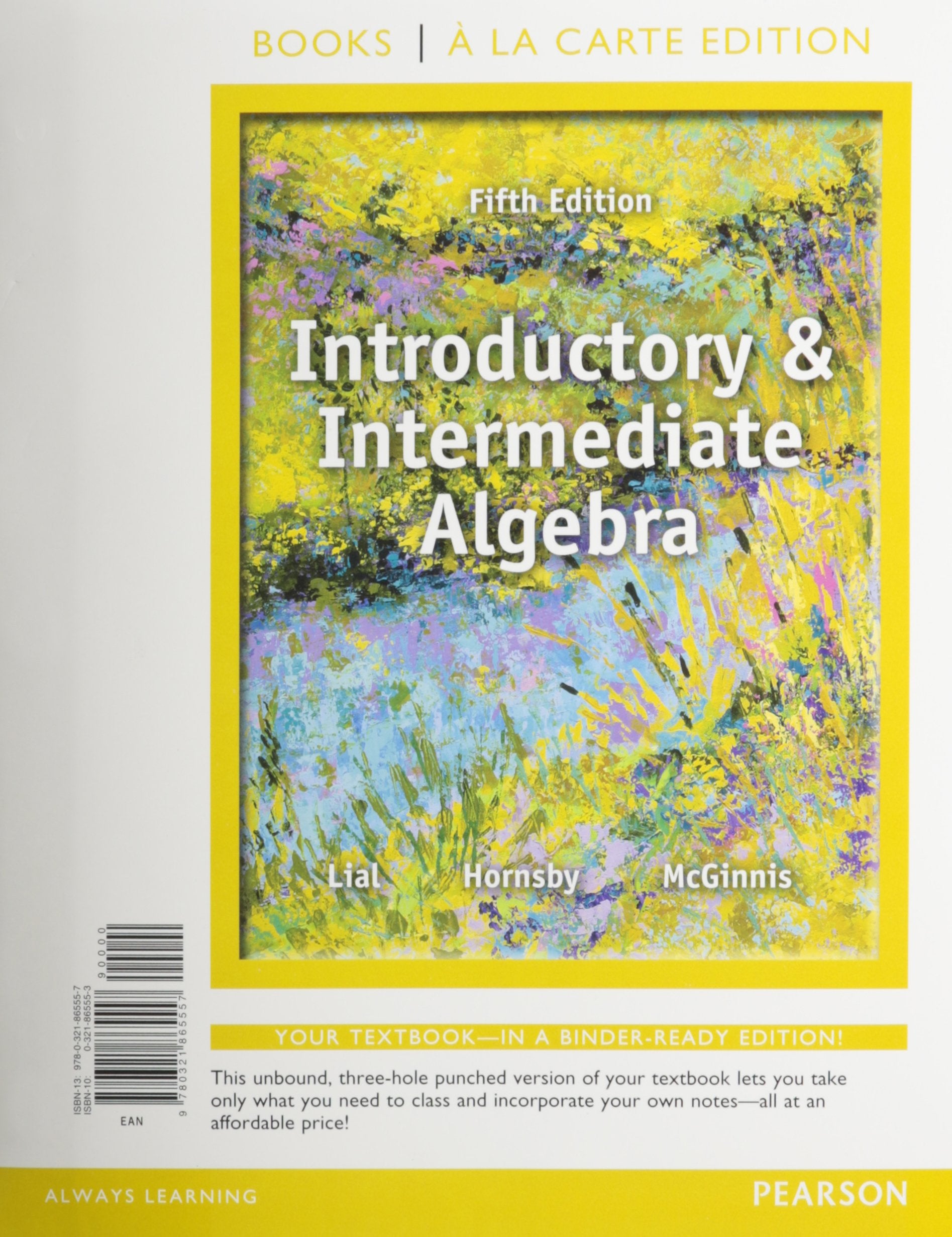 Introductory and Intermediate Algebra, Books a la Carte Edition,Used