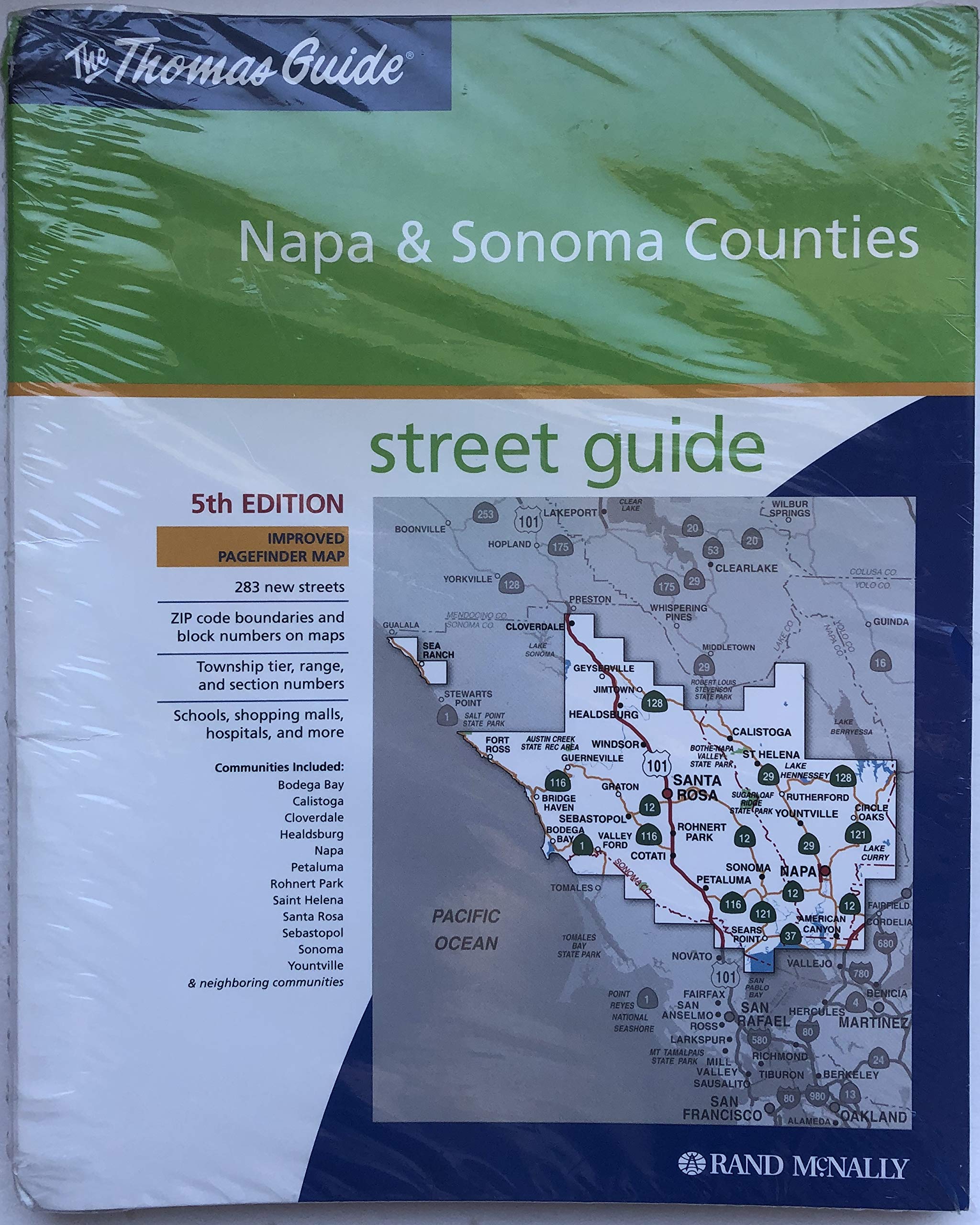 Thomas Guide 2005 Napa & Sonoma Counties Street Guide (Napa and Sonoma Counties Street Guide and Directory),Used