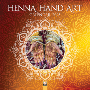 Henna Hand Art Wall Calendar 2025 (Art Calendar),New
