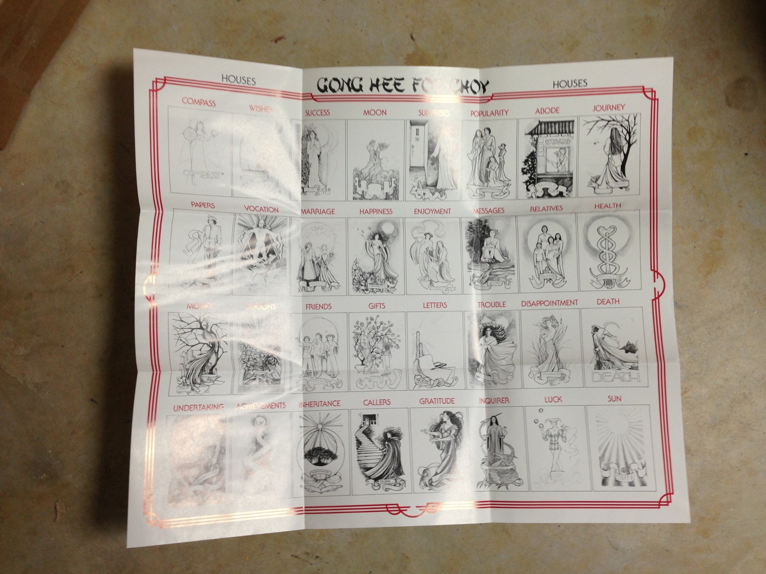 Gong Hee Fot Choy Tells Your Fortune,New