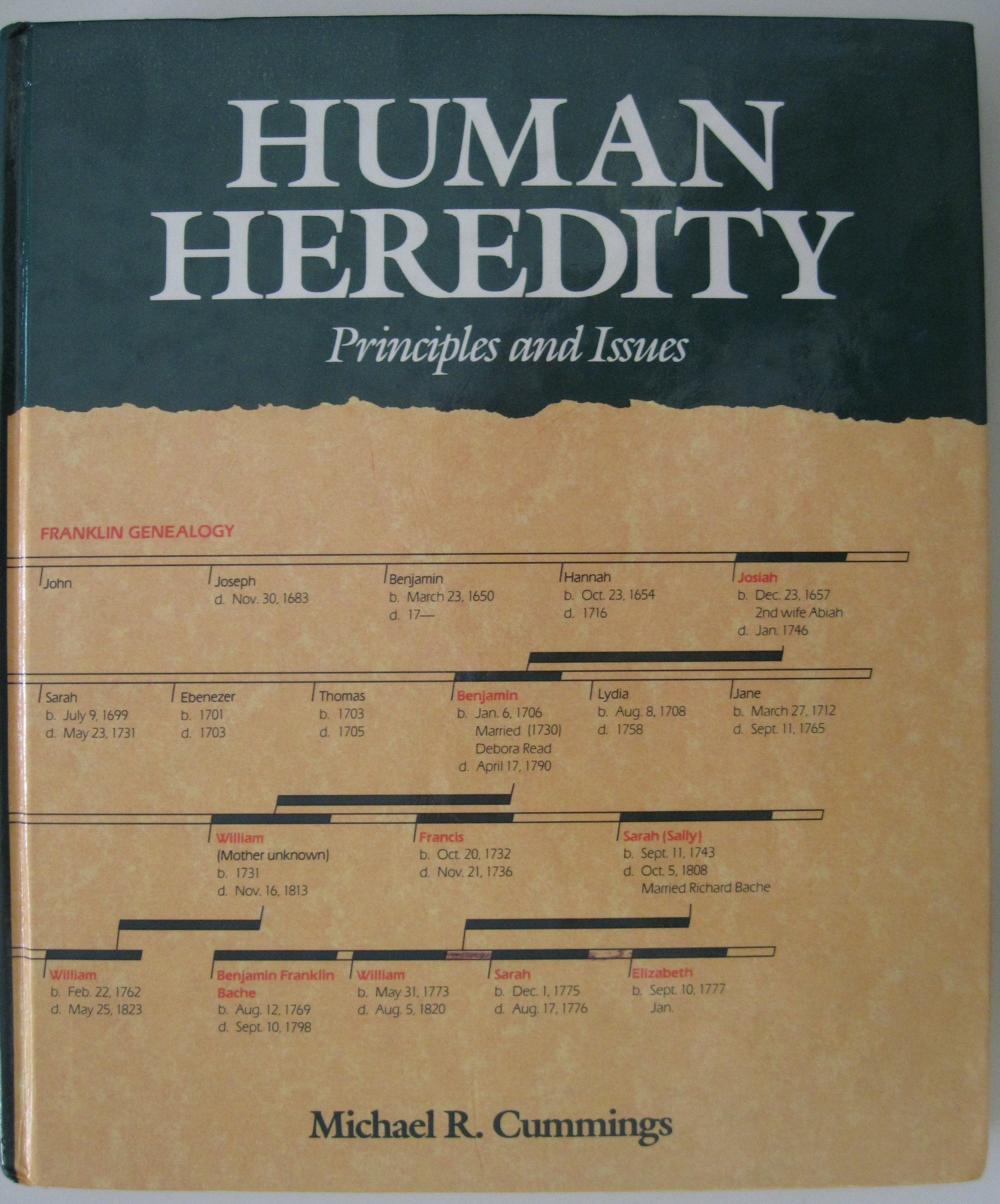 Human heredity: Principles and issues,New