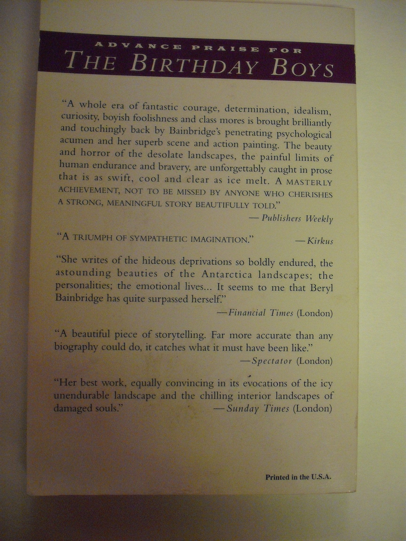 The Birthday Boys,Used