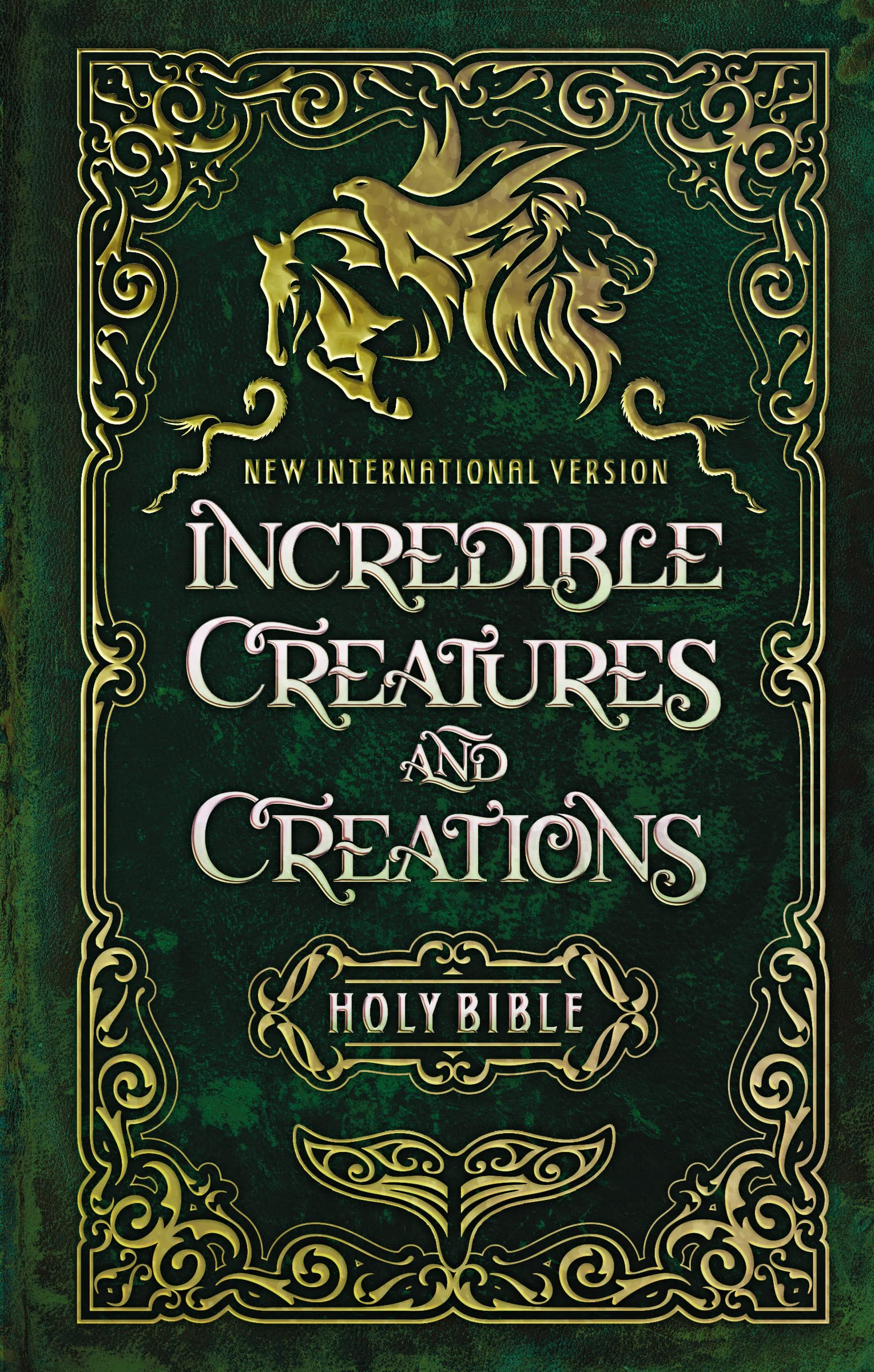 NIV, Incredible Creatures and Creations Holy Bible, Hardcover,Used
