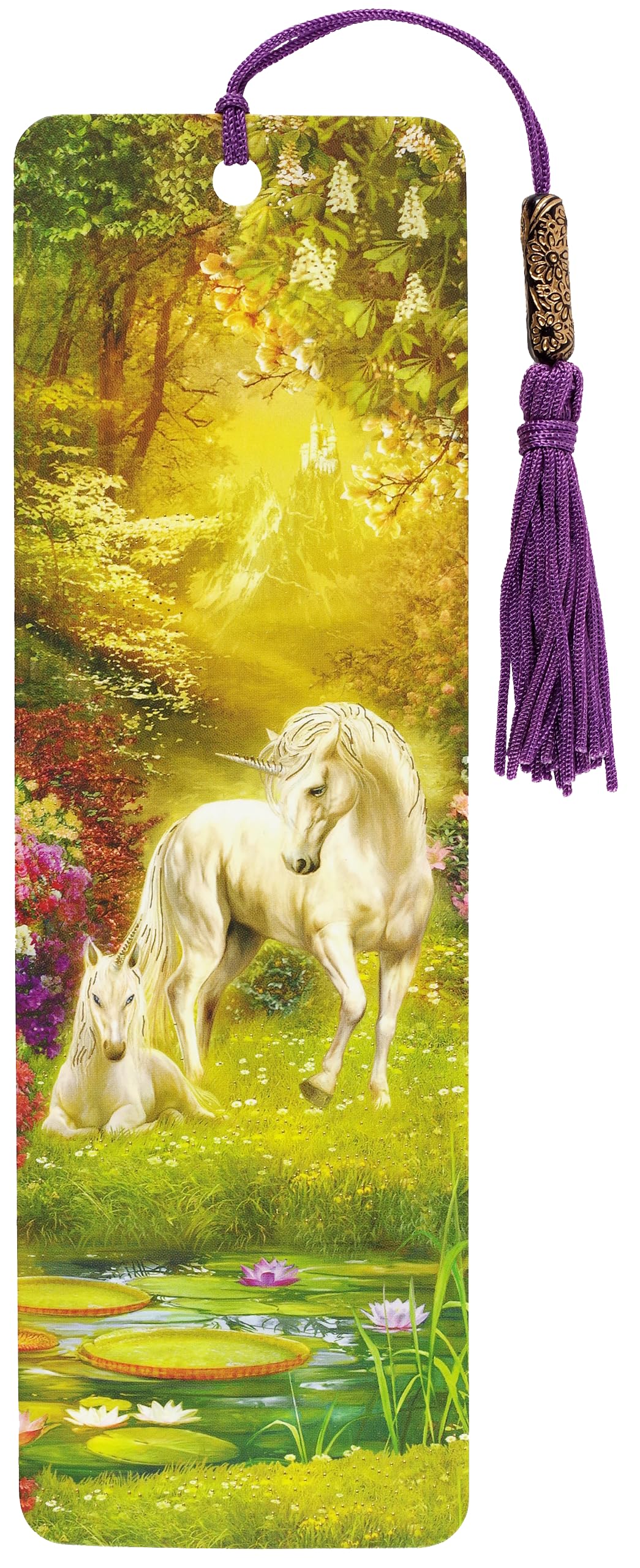 Unicorn Beaded Bookmark,New