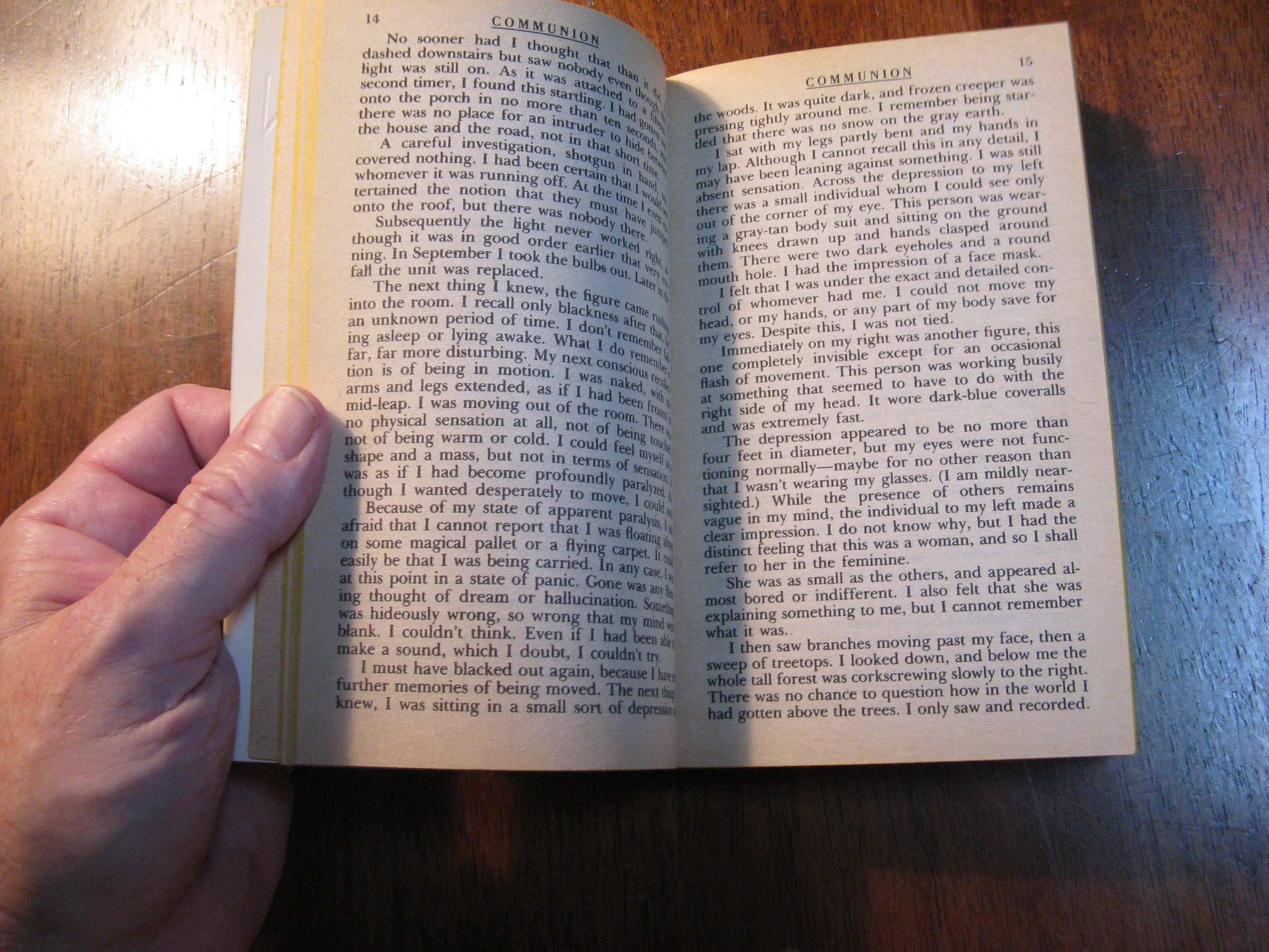 Communion: A True Story Encounters With The Unknown,Used