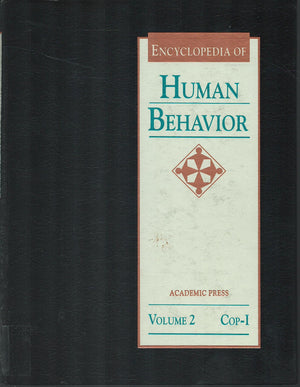 Encyclopedia of Human Behavior, FourVolume Set: 14,Used