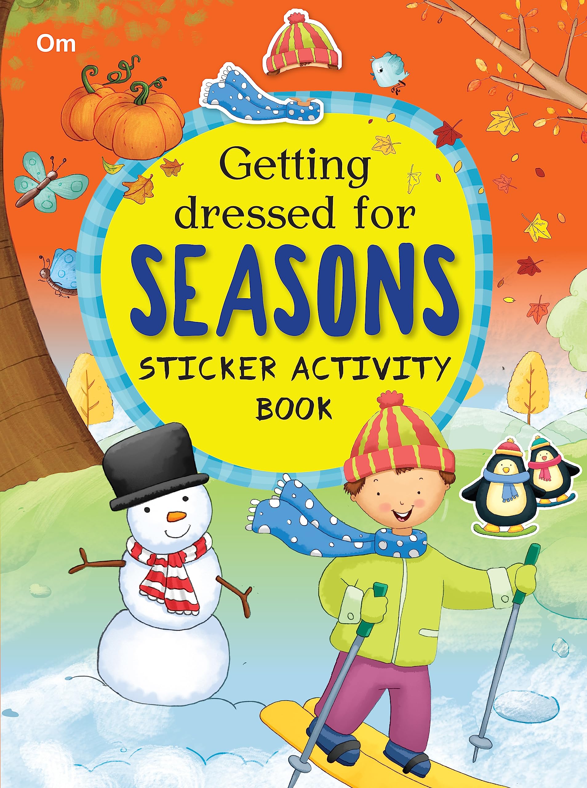 Activity Book: Getting Dressed For Seasons: Sticker Activity Book - Fun Activities For Kids