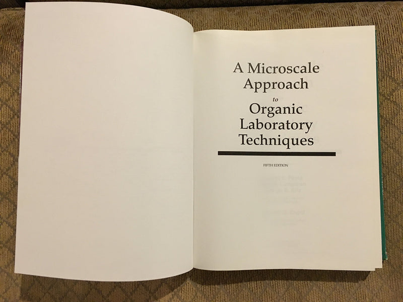 A Microscale Approach to Organic Laboratory Techniques,Used