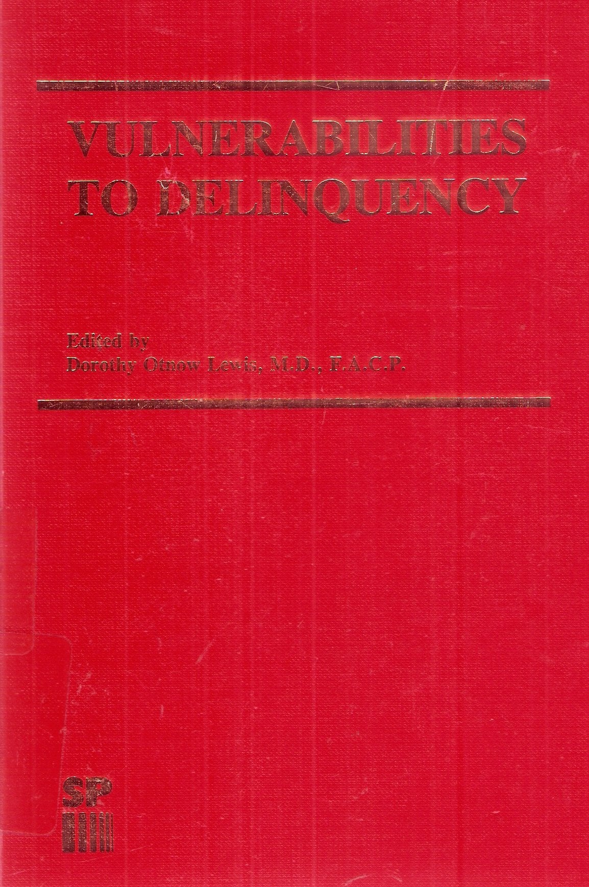 Vulnerabilities to Delinquency,Used