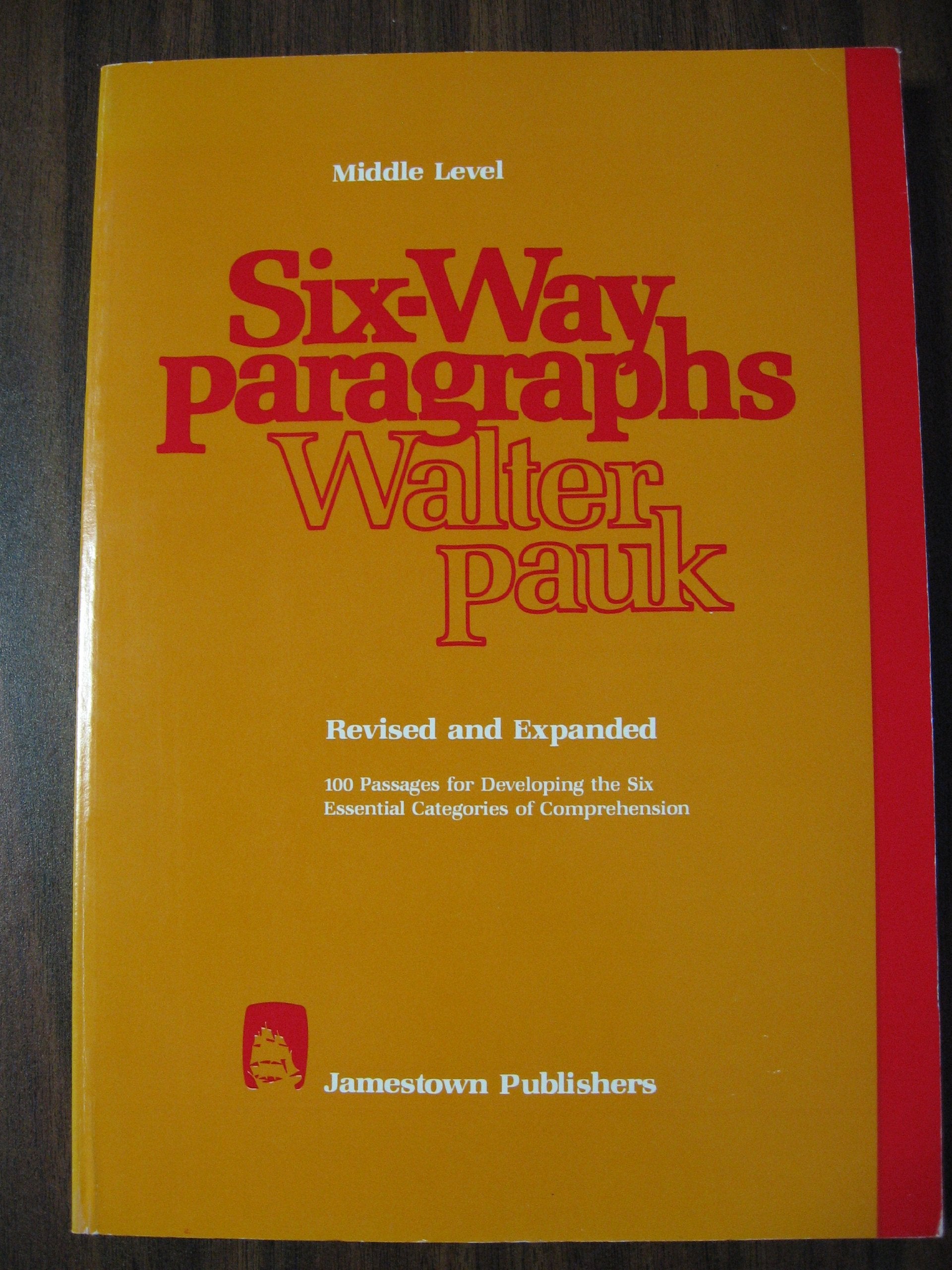 Six Way Paragraphs: Middle Level,Used
