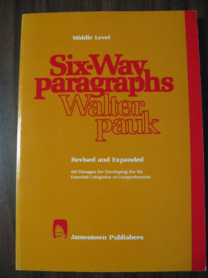 Six Way Paragraphs: Middle Level,Used