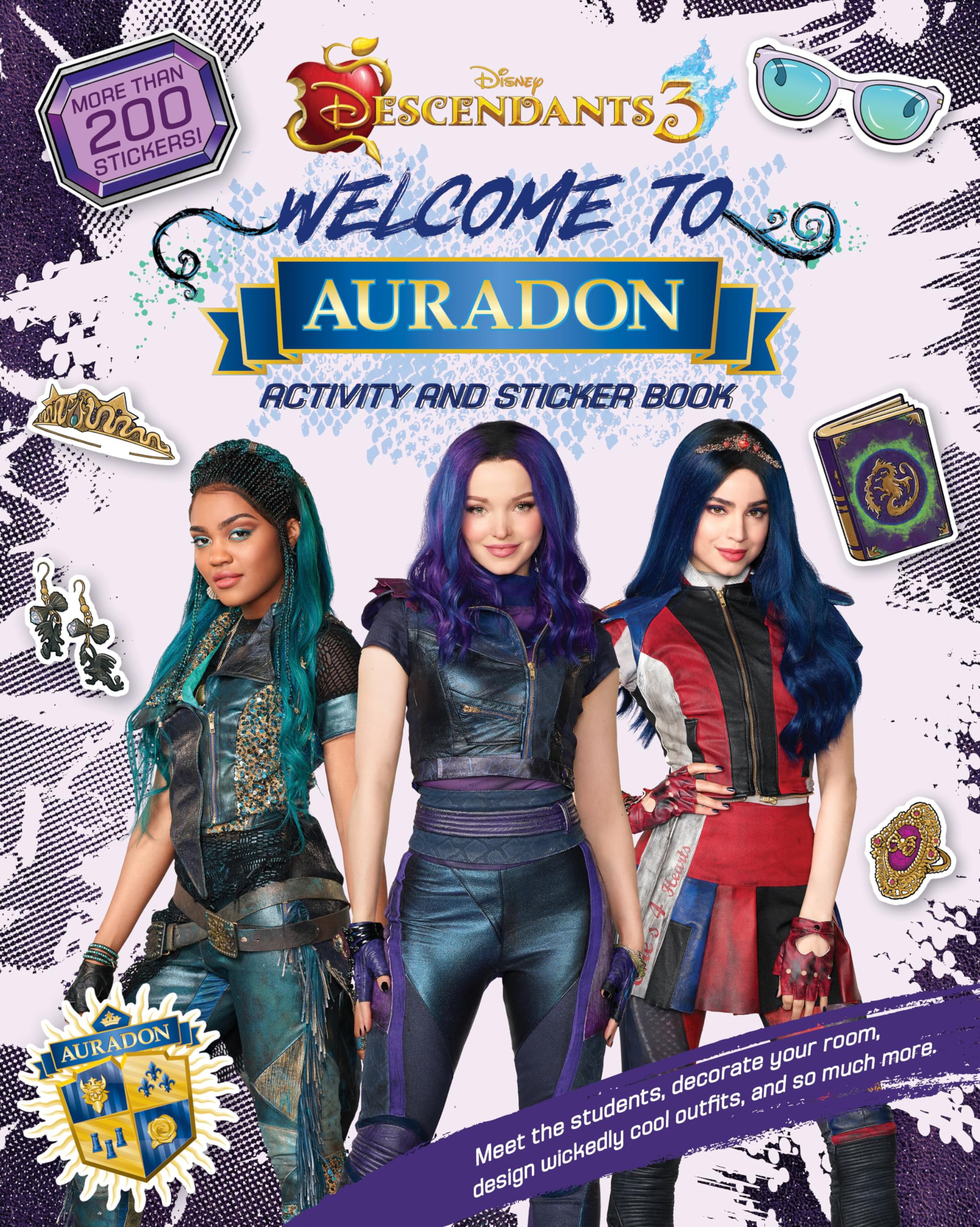 Welcome to Auradon: A Descendants 3 Sticker and Activity Book,New