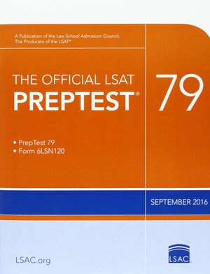 The Official LSAT PrepTest 79: (Sept. 2016 LSAT),Used