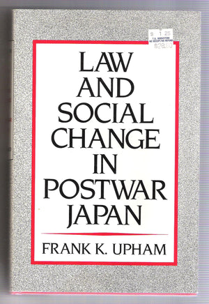 Law And Social Change In Postwar Japan-used