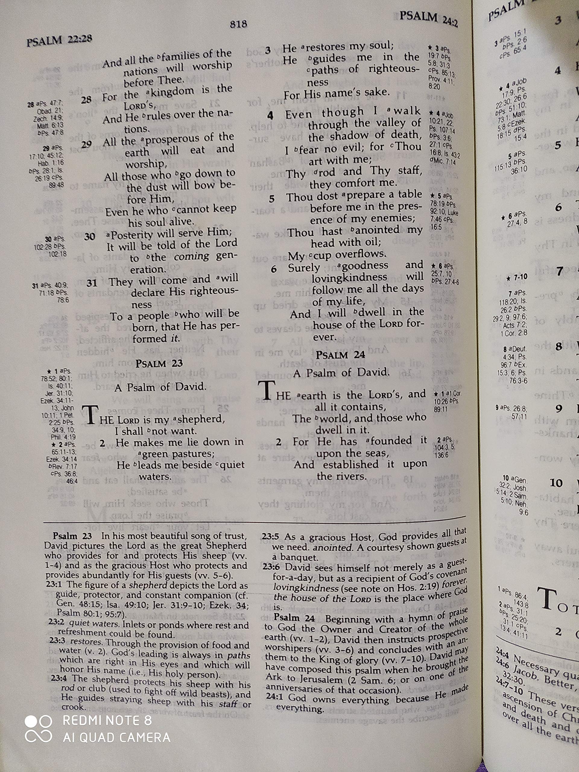 Ryrie Study Bible: New American Standard