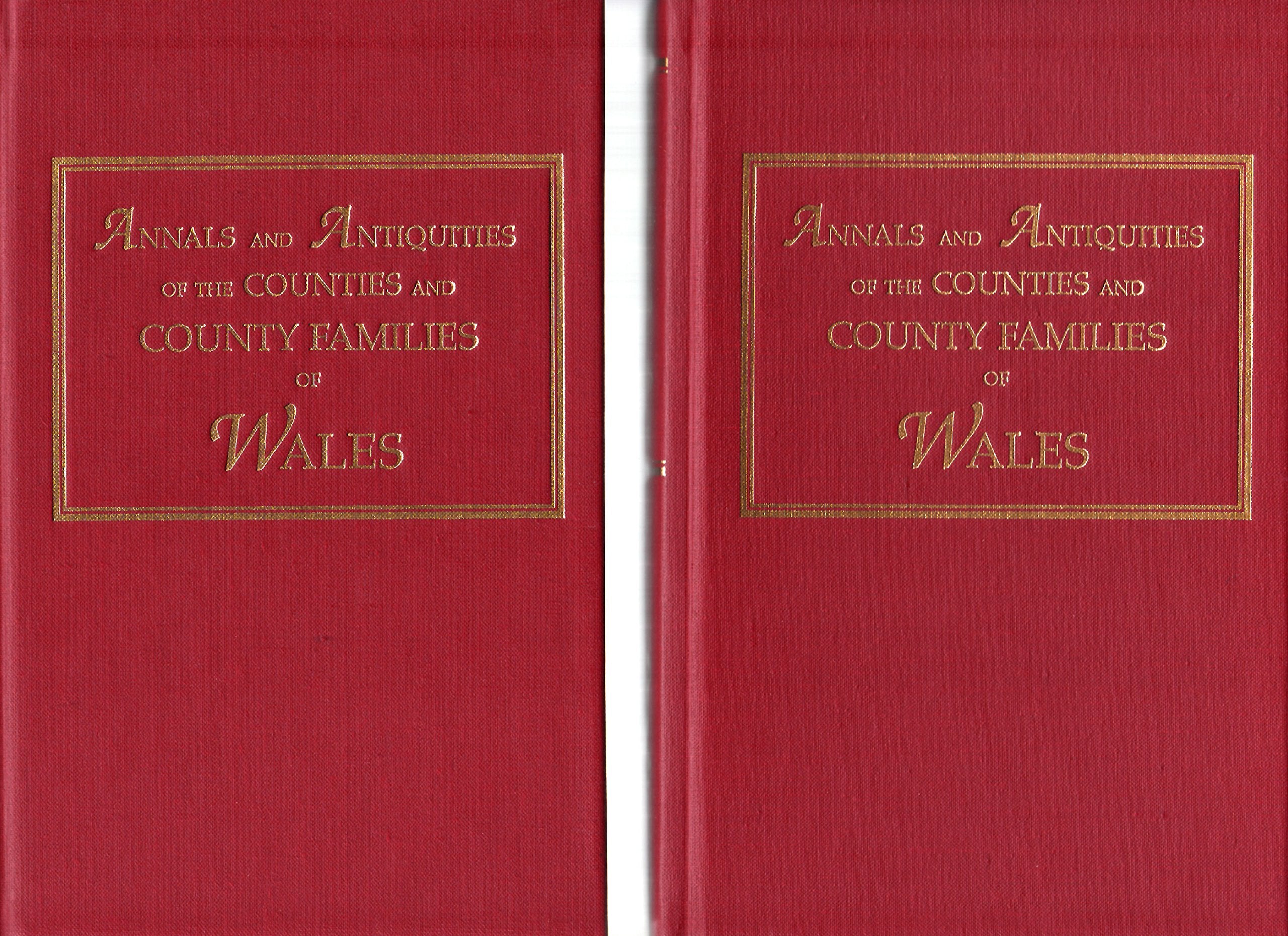 Annals and Antiquities of the Counties and County Families of Wales 2 vols.,Used