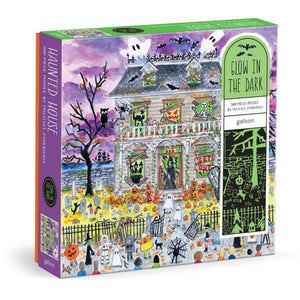 Haunted House 500Pc Clow In The Dark Puz