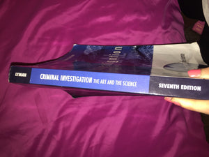 Criminal Investigation: The Art And The Science (7Th Edition)