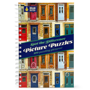 Picture Puzzles: Spot The Difference: More Than 1,000 Differences To Find! Adult Puzzle Book Includes Spiral Bound / Lay Flat De