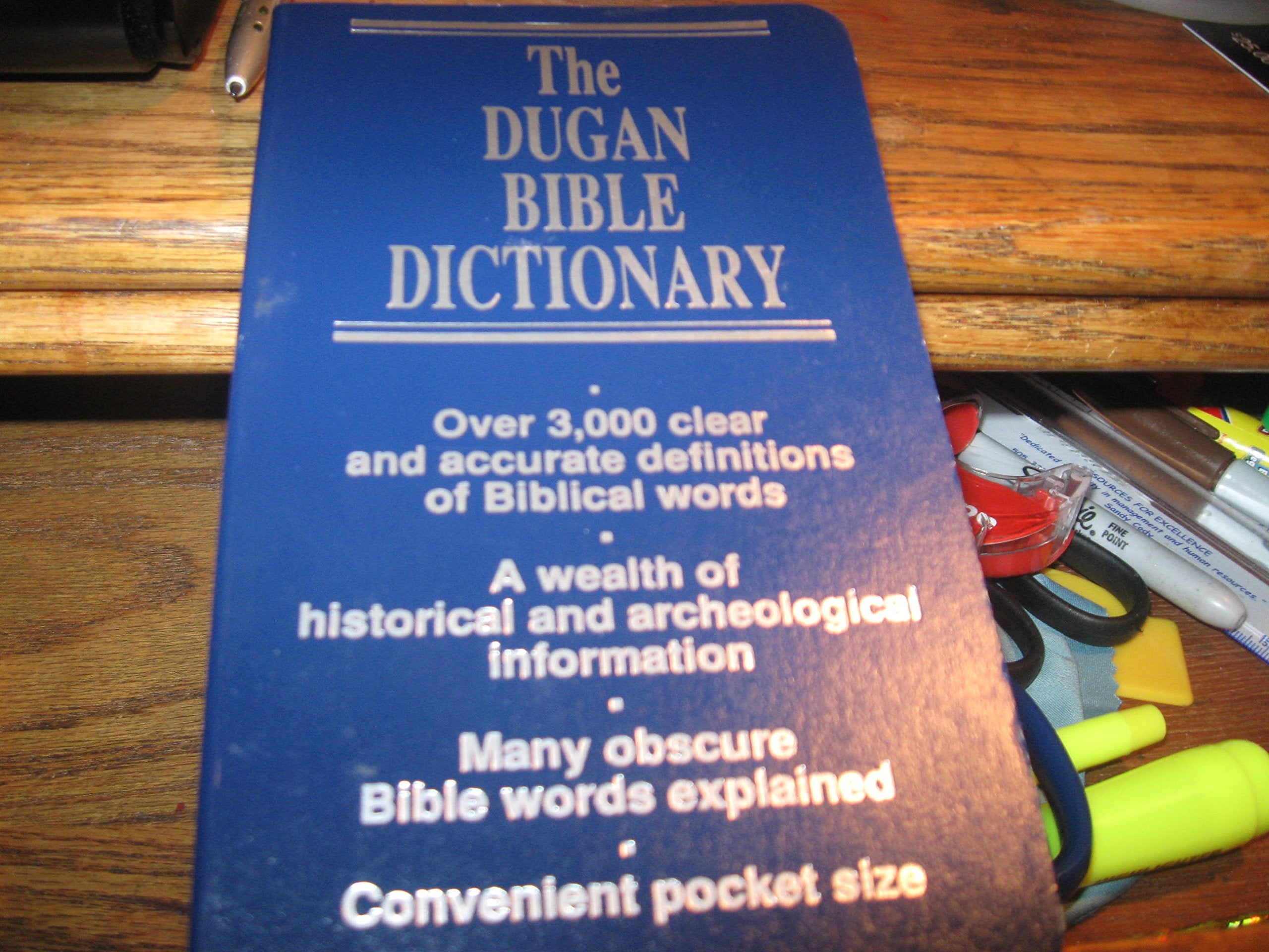 The Dugan Bible Dictionary,Used