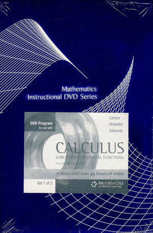 Dvd For Larson/Hostetler/Edwards Calculus: Early Transcendental Functions, 4Th,New
