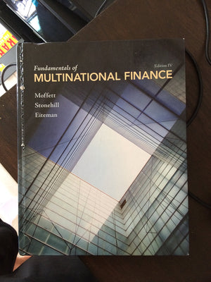 Fundamentals Of Multinational Finance