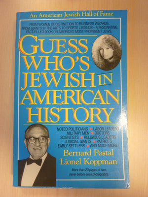 Guess Who's Jewish in American History,Used