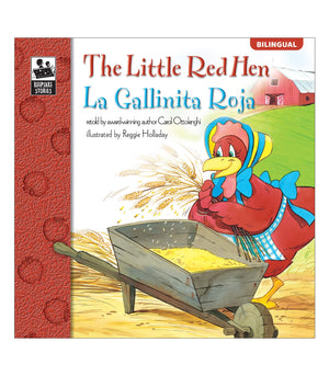 The Little Red Hen La Gallinita Roja Bilingual StorybookClassic Children's Books With Illustrations for Young Readers, Keepsake,New
