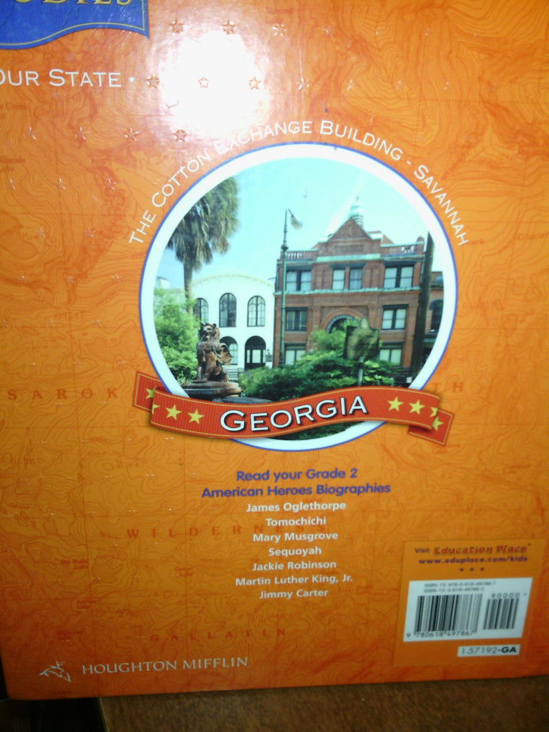 Houghton Mifflin Social Studies Georgia: Student Edition Level 2 2006,Used