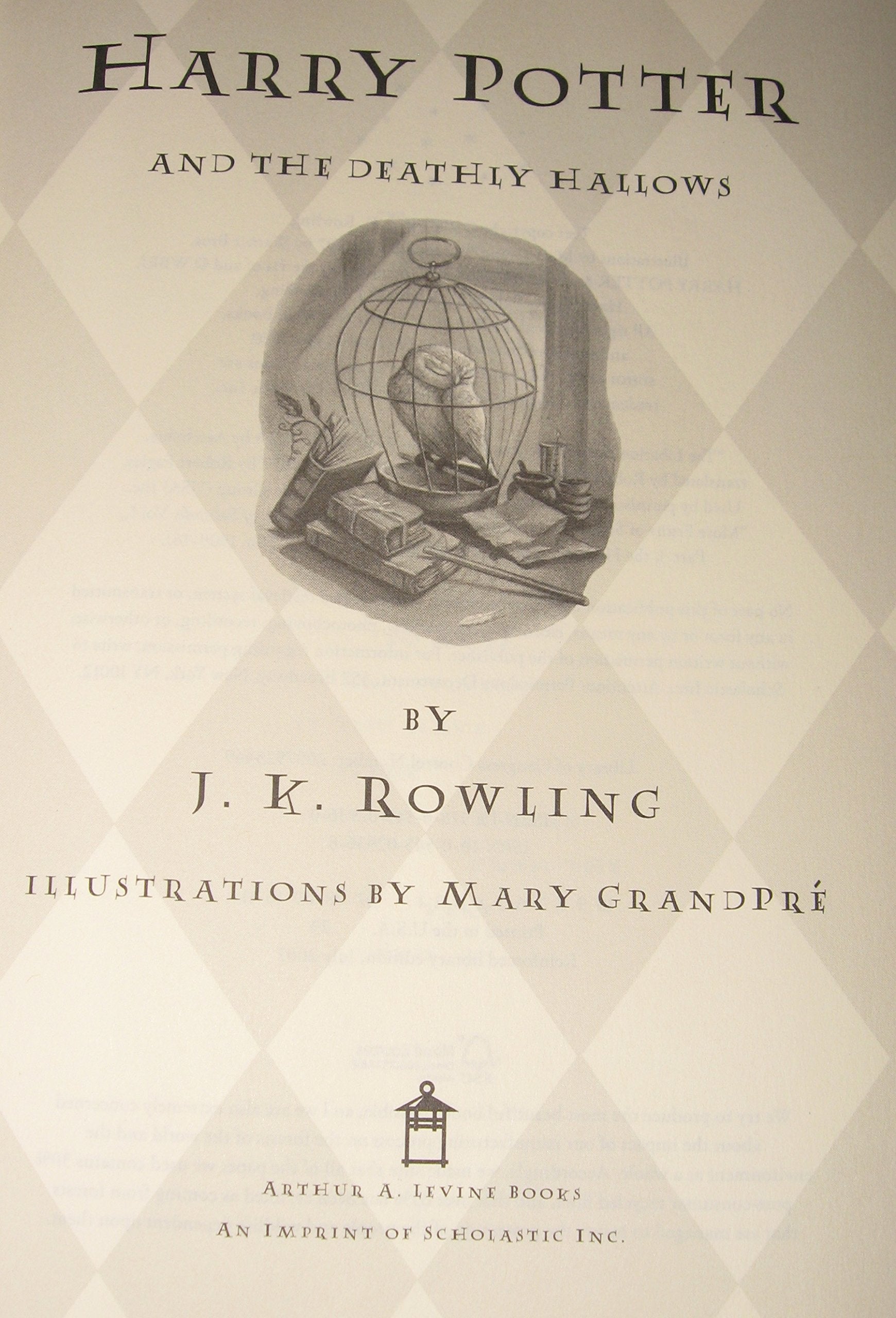 Harry Potter and the Deathly Hallows (Book 7) (Library Edition),Used