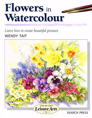 Flowers In Watercolour (Stepbystep Leisure Arts),Used