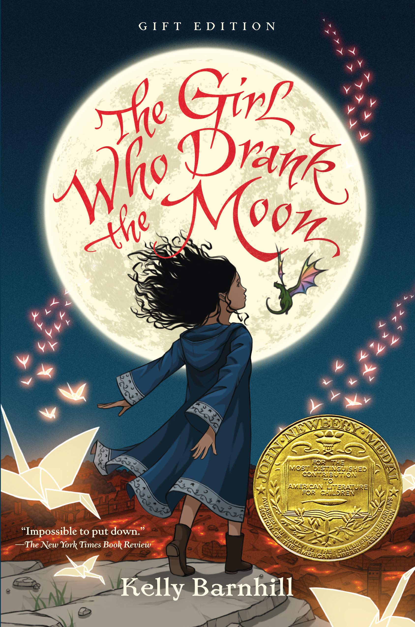 The Girl Who Drank the Moon (Winner of the 2017 Newbery Medal)  Gift Edition,Used