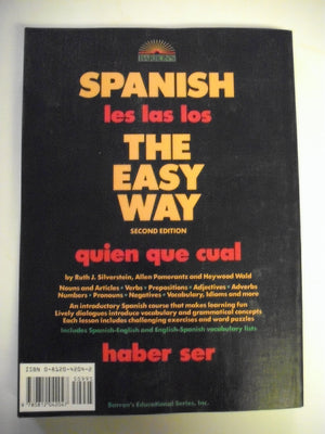 Spanish the Easy Way (Spanish the Easy Way, 2nd ed),Used