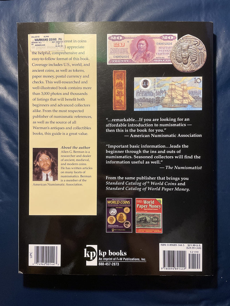 Warman's Coins & Paper Money: Identification and Price Guide,Used